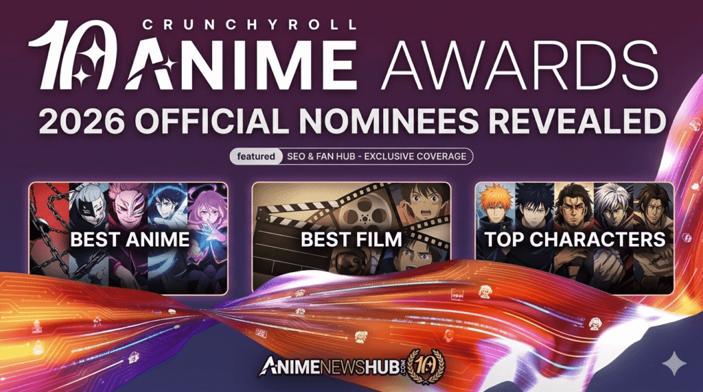 Crunchyroll Anime Awards 2026 winners announcement for AnimeNewsHub