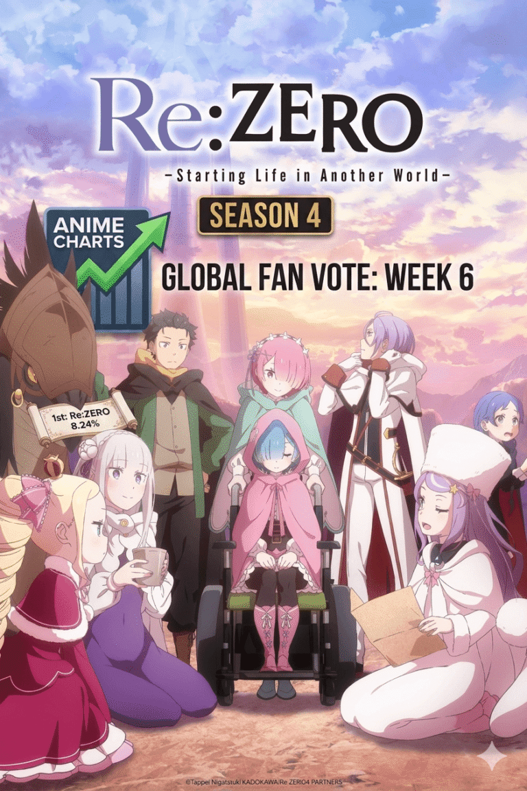 Best Anime of the Week charts ReZERO Season 4