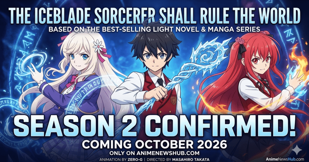 The Iceblade Sorcerer Shall Rule the World Season 2 visual